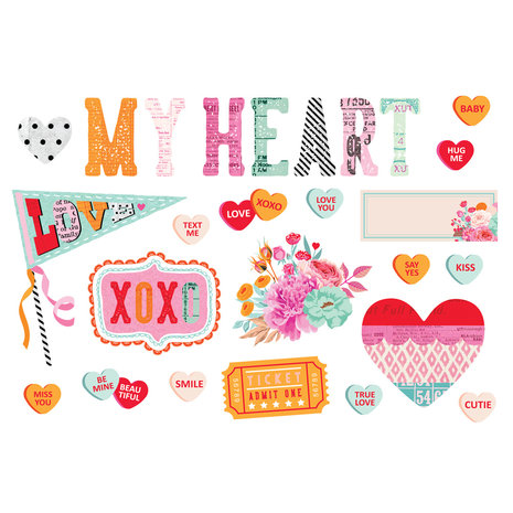Simple Stories Simple Pages Pieces Heart Eyes (SIS19426) (DISCONTINUED)