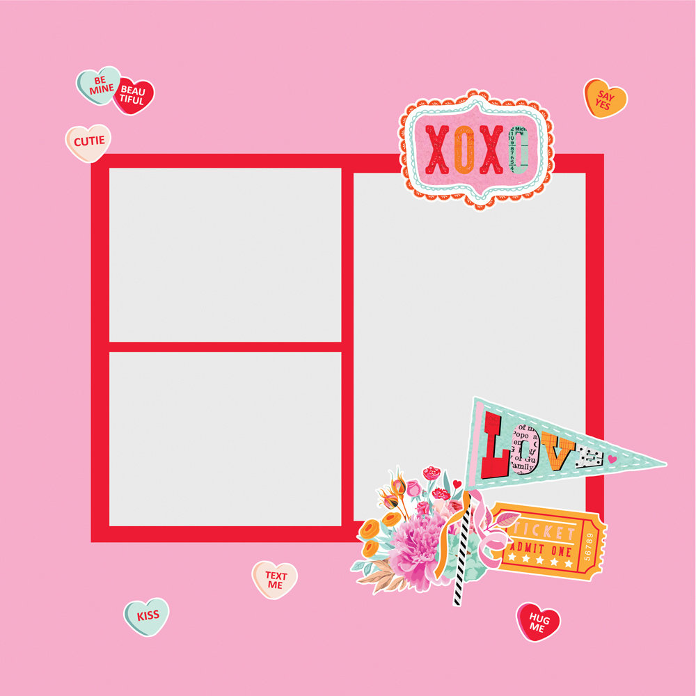 Simple Stories Simple Pages Pieces Heart Eyes (SIS19426) (DISCONTINUED)