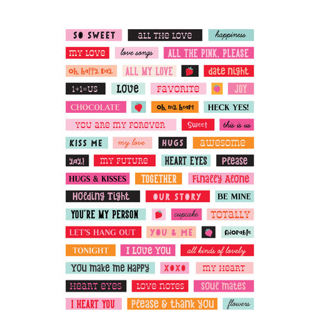 Simple Stories Heart Eyes Sticker Book (SIS19419) (OUTLET)