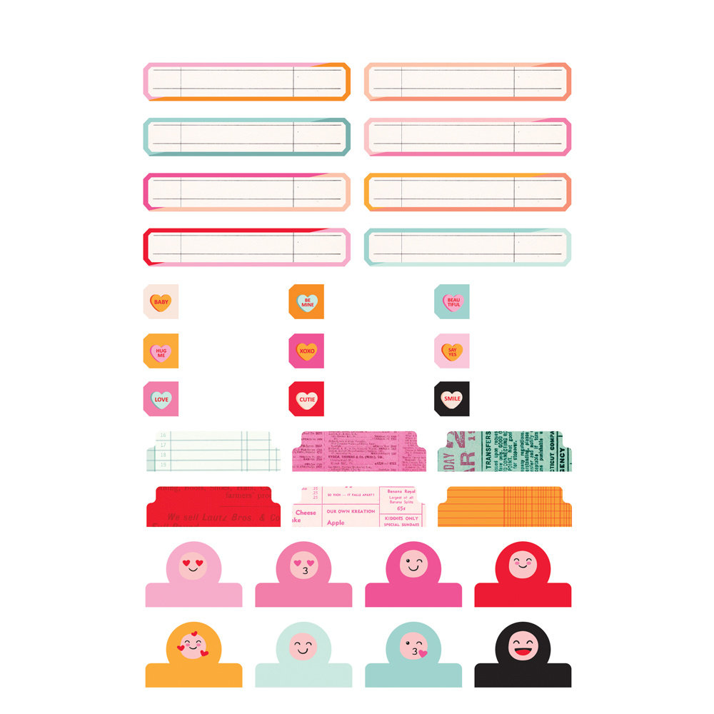 Simple Stories Heart Eyes Sticker Book (SIS19419) (OUTLET)