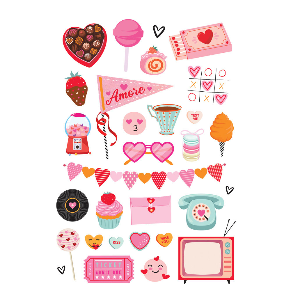 Simple Stories Heart Eyes Sticker Book (SIS19419) (OUTLET)