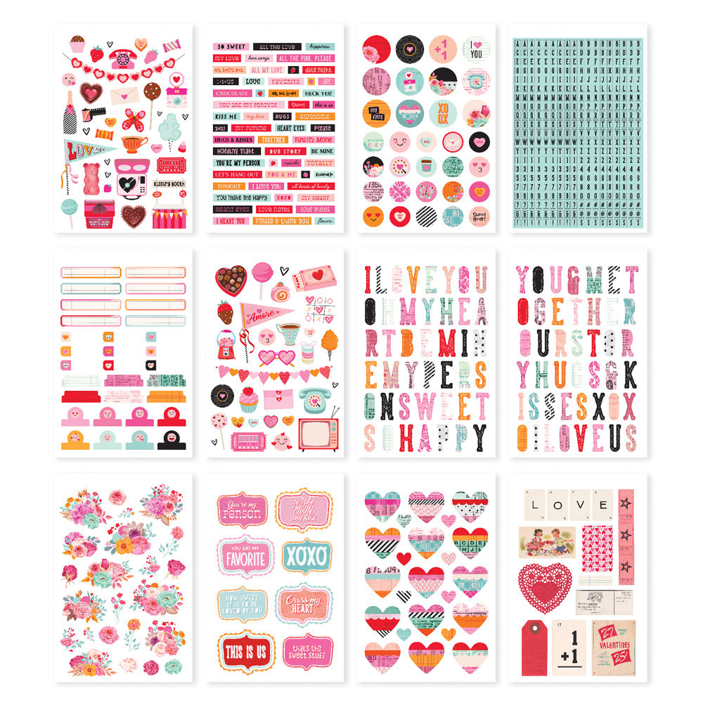 Simple Stories Heart Eyes Sticker Book (SIS19419) (DISCONTINUED)