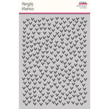 Simple Stories Heart Eyes Stencil Oh My Hearts (SIS19425) (DISCONTINUED)