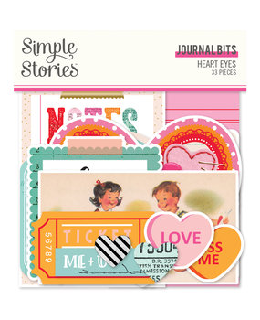 Simple Stories Heart Eyes Journal Bits & Pieces (SIS19418) (DISCONTINUED)