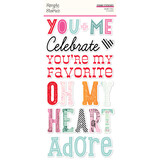 Simple Stories Heart Eyes Foam Stickers (SIS19421) (OUTLET)