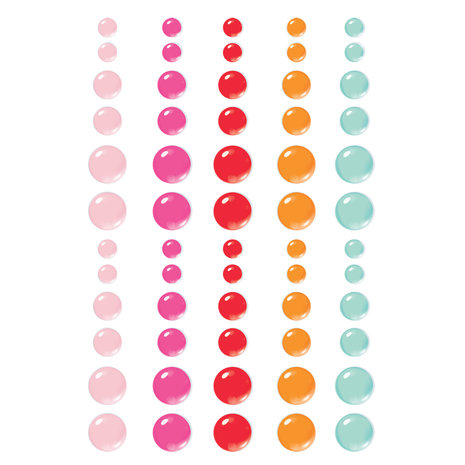 Simple Stories Heart Eyes Enamel Dots (SIS19423) (DISCONTINUED)