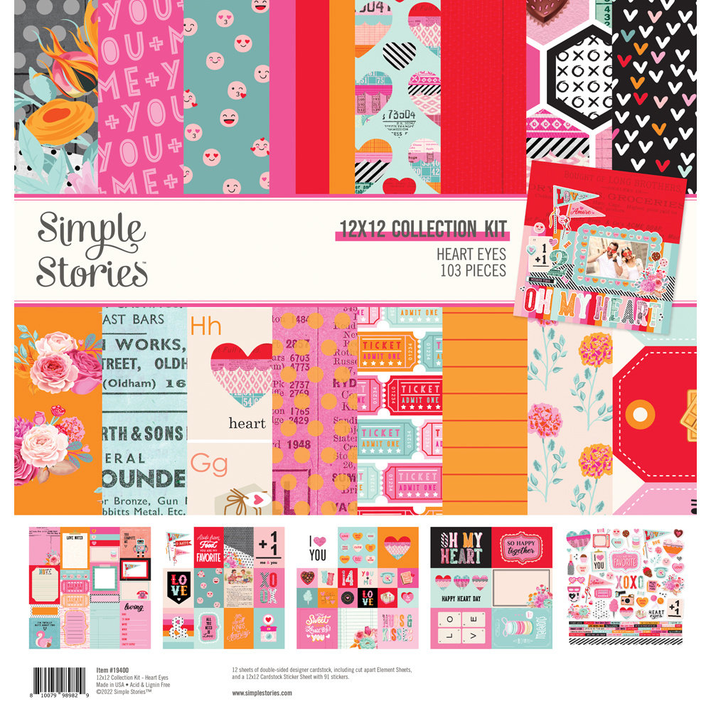Simple Stories Heart Eyes Collection Kit (SIS19400) (DISCONTINUED)