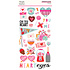 Heart Eyes Chipboard Stickers (SIS19416) (OUTLET)