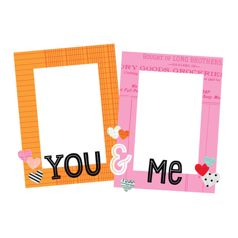 Simple Stories Heart Eyes Chipboard Frames (SIS19420) (DISCONTINUED)