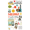 Simple Stories Pet Shoppe Cat Foam Stickers (SIS19239) (DISCONTINUED)