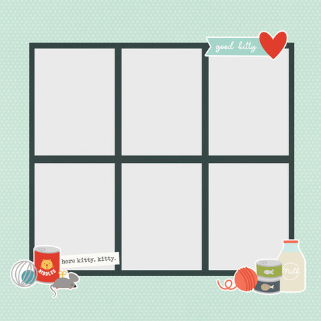 Simple Stories Simple Pages Pieces Pet Shoppe Cat (SIS19243) (DISCONTINUED)