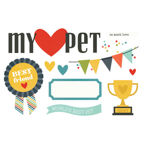 Simple Stories Simple Pages Pieces Pet Shoppe (SIS19215) (DISCONTINUED)