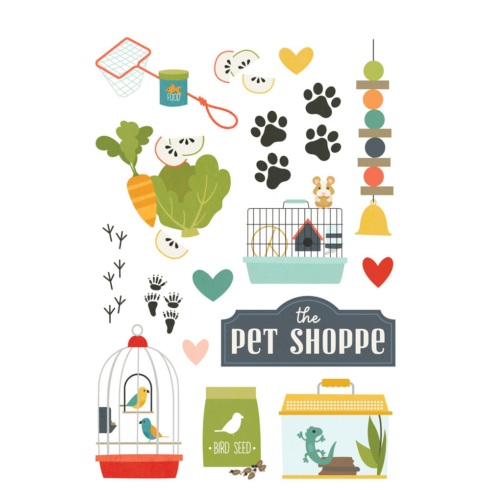 Simple Stories Pet Shoppe Sticker Book (SIS19210) (DISCONTINUED)