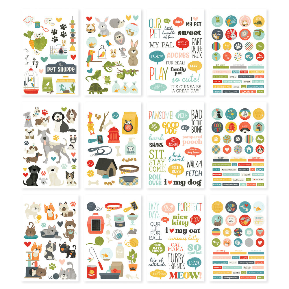 Simple Stories Pet Shoppe Sticker Book (SIS19210) (DISCONTINUED)