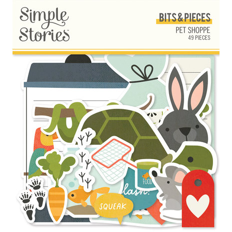 Simple Stories Pet Shoppe Bits & Pieces (SIS19209) (OUTLET)