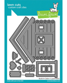 Lawn Fawn Build-A-Cabin Lawn Cuts (LF3018) (OUTLET)