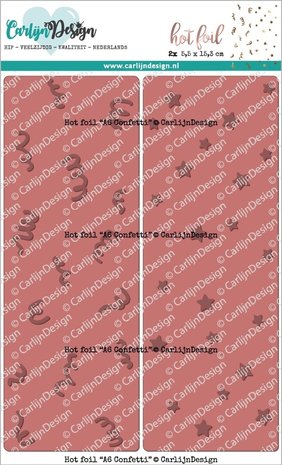CarlijnDesign Hot Foil Stamps A6 Confetti (CDHF-0021)