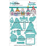 CarlijnDesign Dies Gnome Set 2 Party (CDSN-0196) (DISCONTINUED)
