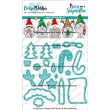CarlijnDesign Dies Gnome Set 3 Christmas (CDSN-0197) (DISCONTINUED)