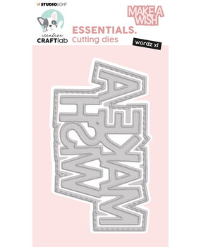 Creative Craftlab Essentials Cutting Dies Wordz XL Make a Wish (CCL-ES-CD470) (OUTLET)