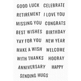 My Favorite Things Banner Day Celebrations Clear Stamps (CS-745) (OUTLET)