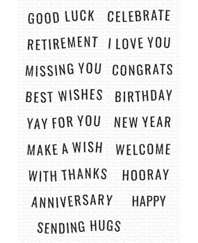 My Favorite Things Banner Day Celebrations Clear Stamps (CS-745) (OUTLET)