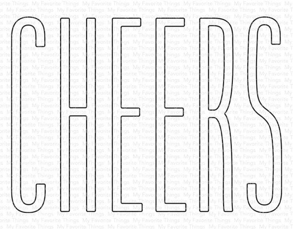 My Favorite Things Tall Cheers Die-namics (MFT-2441) (OUTLET)