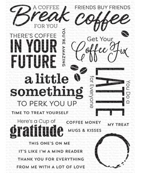 My Favorite Things Coffee Break Clear Stamps (CS-737) (OUTLET)