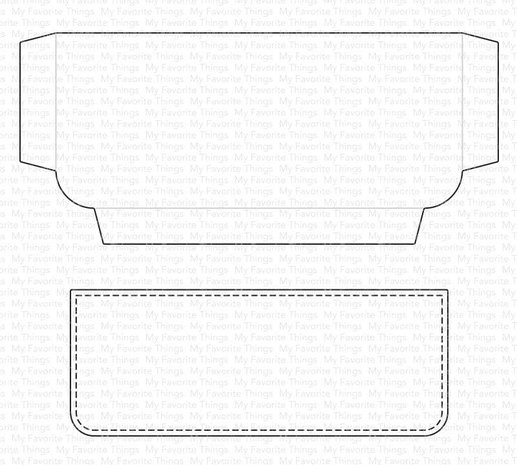 My Favorite Things Gift Card Pocket Die-namics (MFT-2433) (OUTLET)