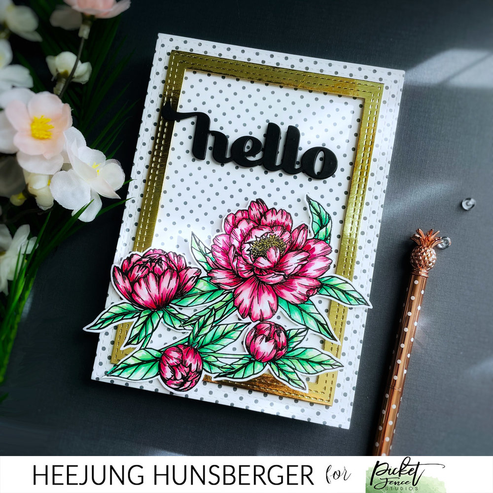 Picket Fence Studios A Whole Lot of Polka Dots 6x8 Inch Stencil (SC-355) (OUTLET)