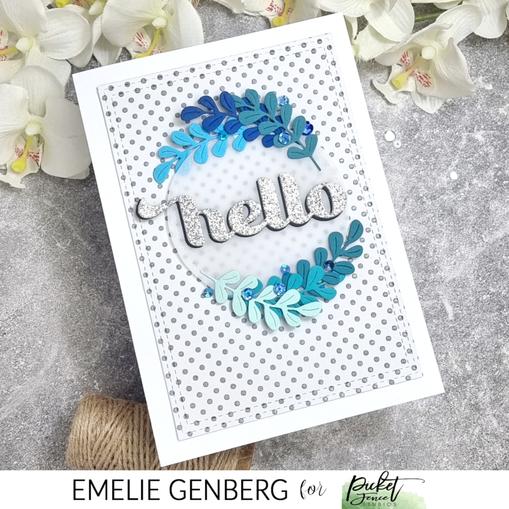 Picket Fence Studios A Whole Lot of Polka Dots 6x8 Inch Stencil (SC-355) (OUTLET)