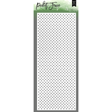 Picket Fence Studios Slim Line A Whole Lot of Polka Dots 4x10 Inch Stencil (SC-354) (OUTLET)