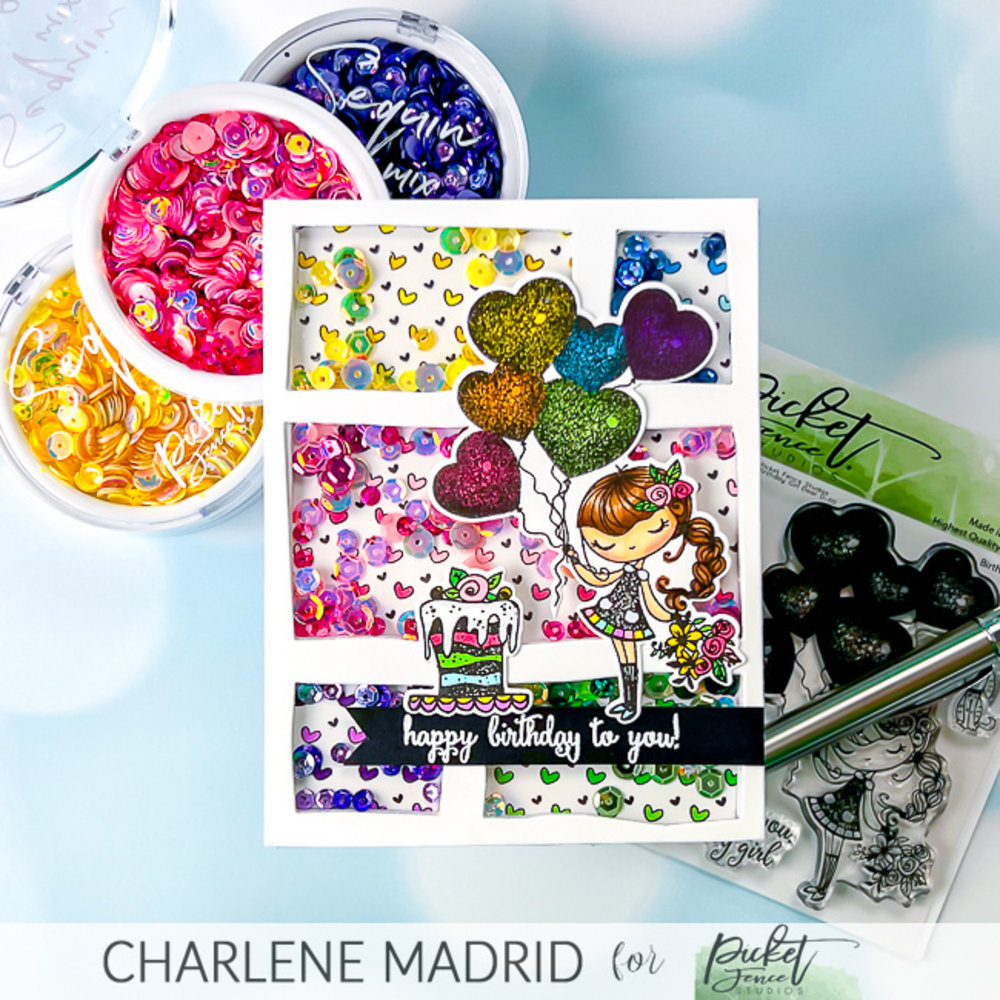 Picket Fence Studios All About the Yellows Sequin Mix (SQ-168) (OUTLET)