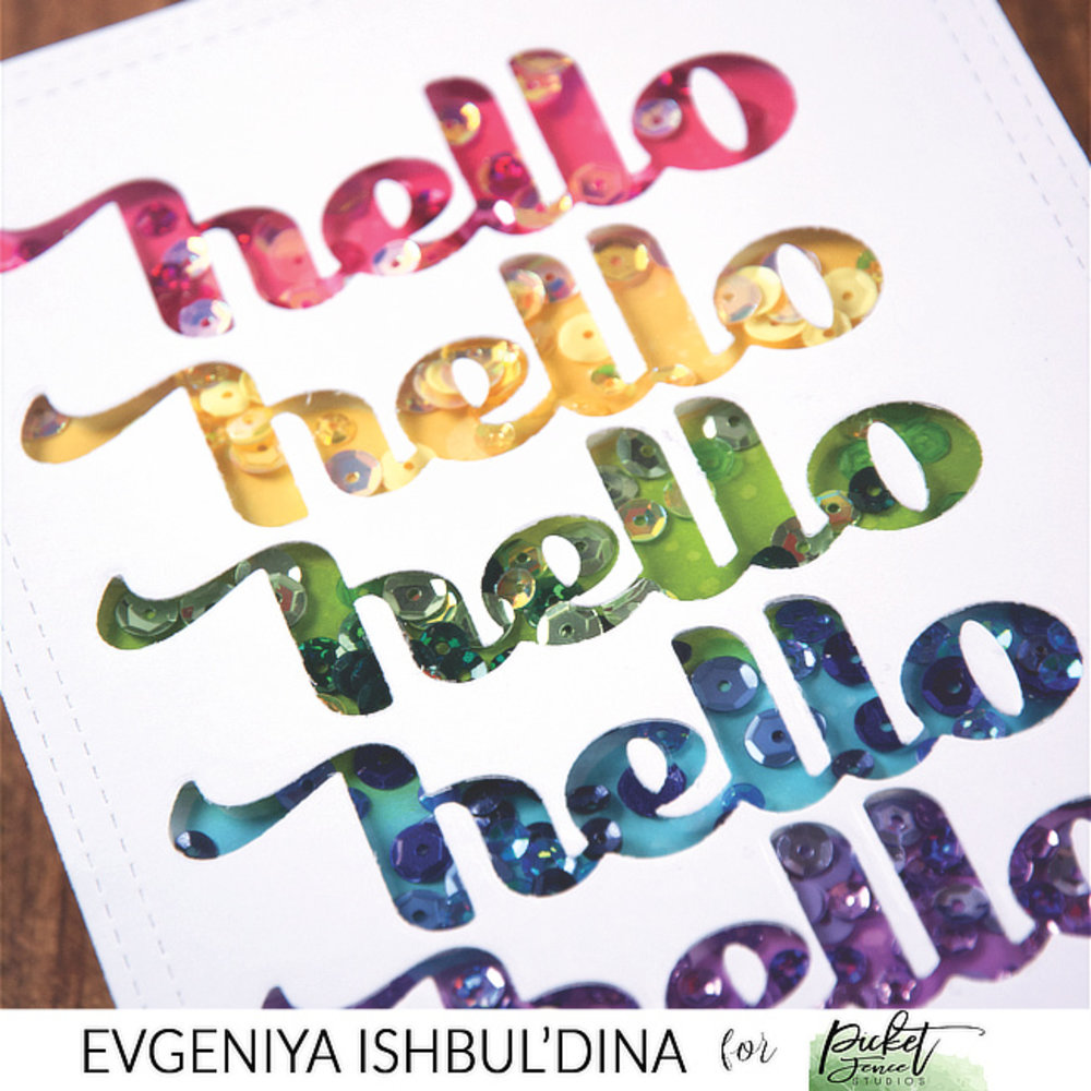 Picket Fence Studios All About the Yellows Sequin Mix (SQ-168) (OUTLET)