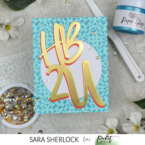 Picket Fence Studios Trapezoid Spiral 6x6 Inch Stencil (SC-351) (OUTLET)