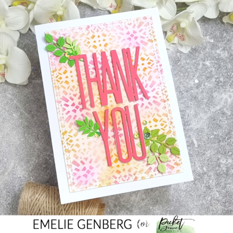 Picket Fence Studios Trapezoid Spiral 6x8 Inch Stencil (SC-359) (OUTLET)