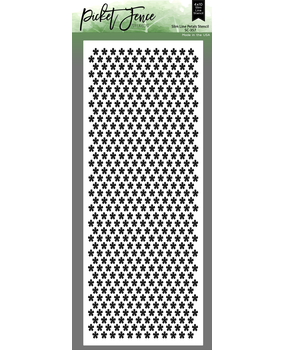 Picket Fence Studios Slim Line Petals 4x10 Inch Stencil (SC-357) (OUTLET)