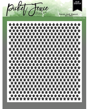 Picket Fence Studios Petals 6x8 Inch Stencil (SC-360) (OUTLET)