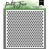 Picket Fence Studios Petals 6x6 Inch Stencil (SC-356) (OUTLET)