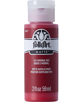 Folkart Acrylic Matte Cardinal Red 2 fl oz (414) (DISCONTINUED)