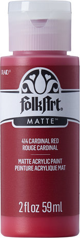 Folkart Acrylic Matte Cardinal Red 2 fl oz (414) (DISCONTINUED) Folkart Acrylic Matte Cardinal Red 2 fl oz (414) (DISCONTINUED)