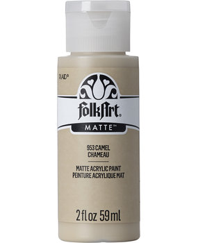 Folkart Acrylic Matte Camel 2 fl oz (953) (DISCONTINUED)