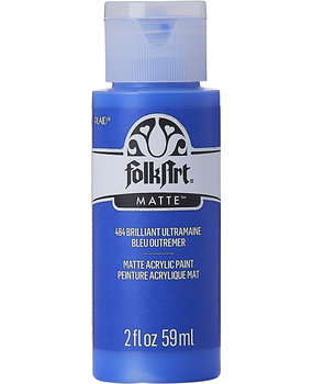Folkart Acrylic Matte Brilliant Ultramarine 2 fl oz (484) (DISCONTINUED)