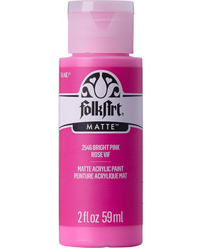 Folkart Acrylic Matte Bright Pink 2 fl oz (2546) Folkart Acrylic Matte Bright Pink 2 fl oz (2546)