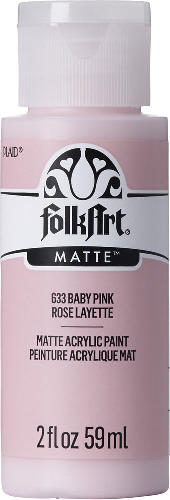 Folkart Acrylic Matte Baby Pink 2 fl oz (633) (DISCONTINUED) Folkart Acrylic Matte Baby Pink 2 fl oz (633) (DISCONTINUED)