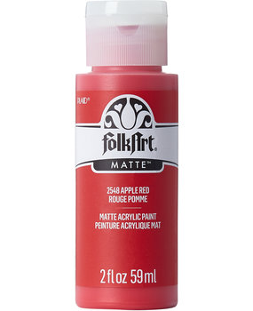 Folkart Acrylic Matte Apple Red 2 fl oz (2548) (DISCONTINUED)