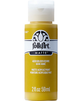 Folkart Acrylic Matte Golden Ochre 2 fl oz (4659) (DISCONTINUED)