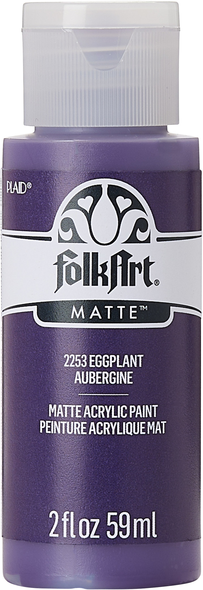 Peinture crémeuse Folkart Acrylique, flacon de 59 ml, pour bois