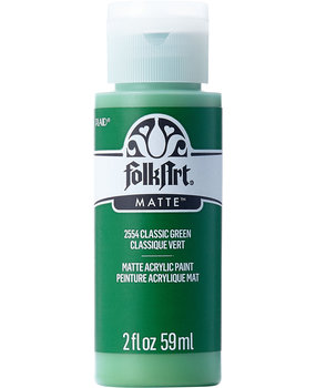 Folkart Acrylic Matte Classic Green 2 fl oz (2554) (DISCONTINUED)