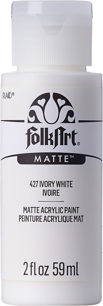 Folkart Acrylic Matte Ivory White 2 fl oz (427) Folkart Acrylic Matte Ivory White 2 fl oz (427)